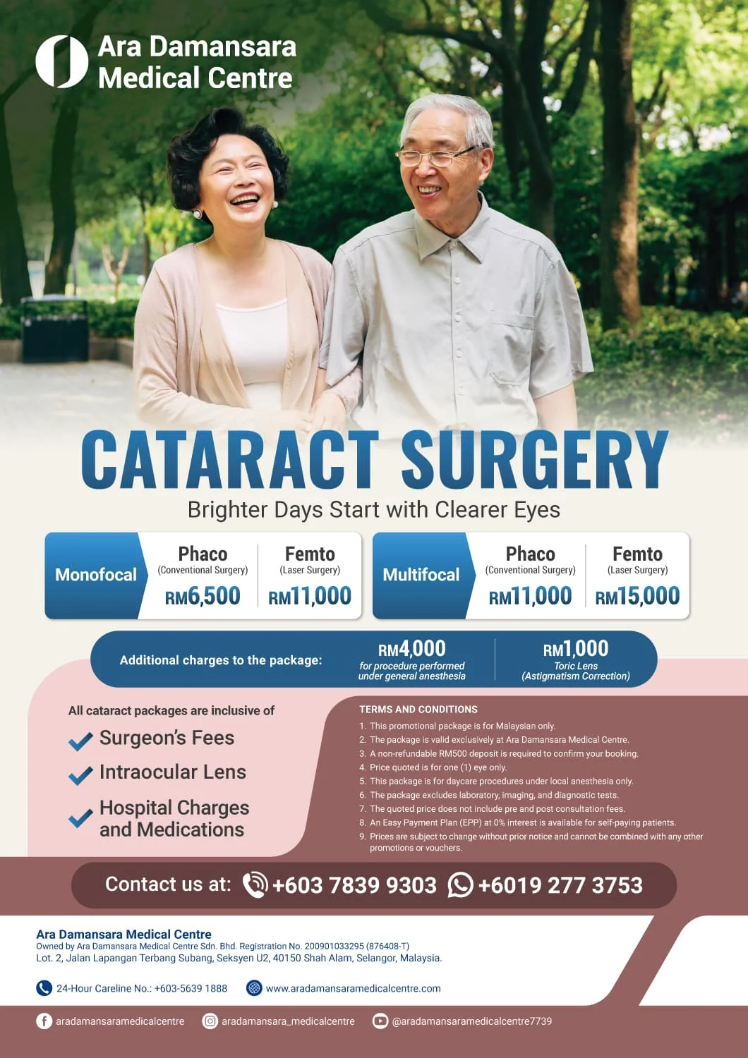 Cataract Surgery Package