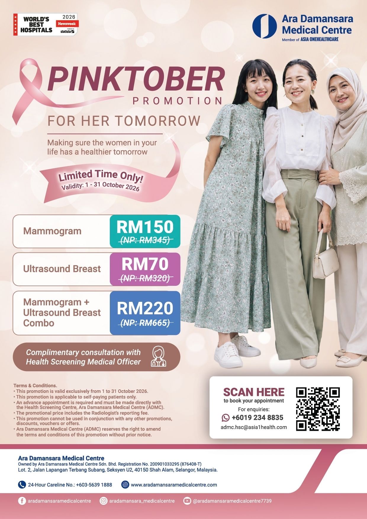 Pinktober Promotion: For Her Tomorrow